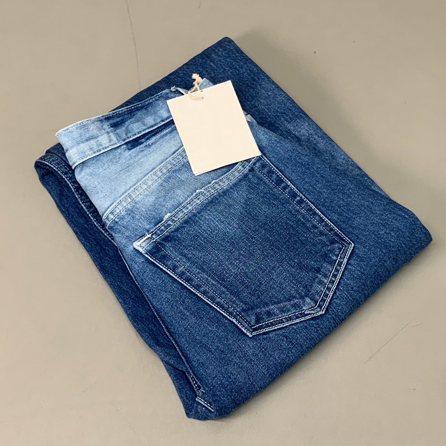 ETICA Tyler Vintage Straight Crop Jeans 100% Cotton Shipwreck Size 26 EW178114A