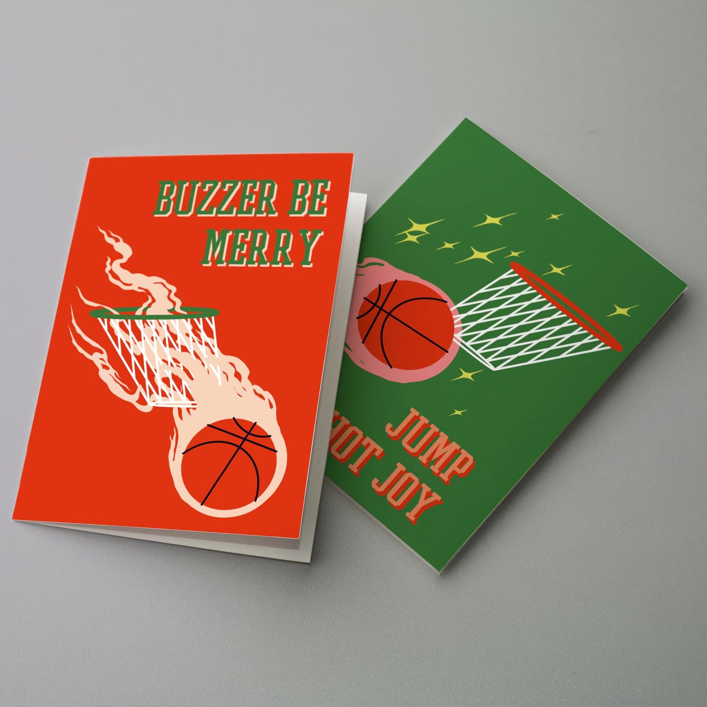 Basketball Christmas Cards, Set of 24