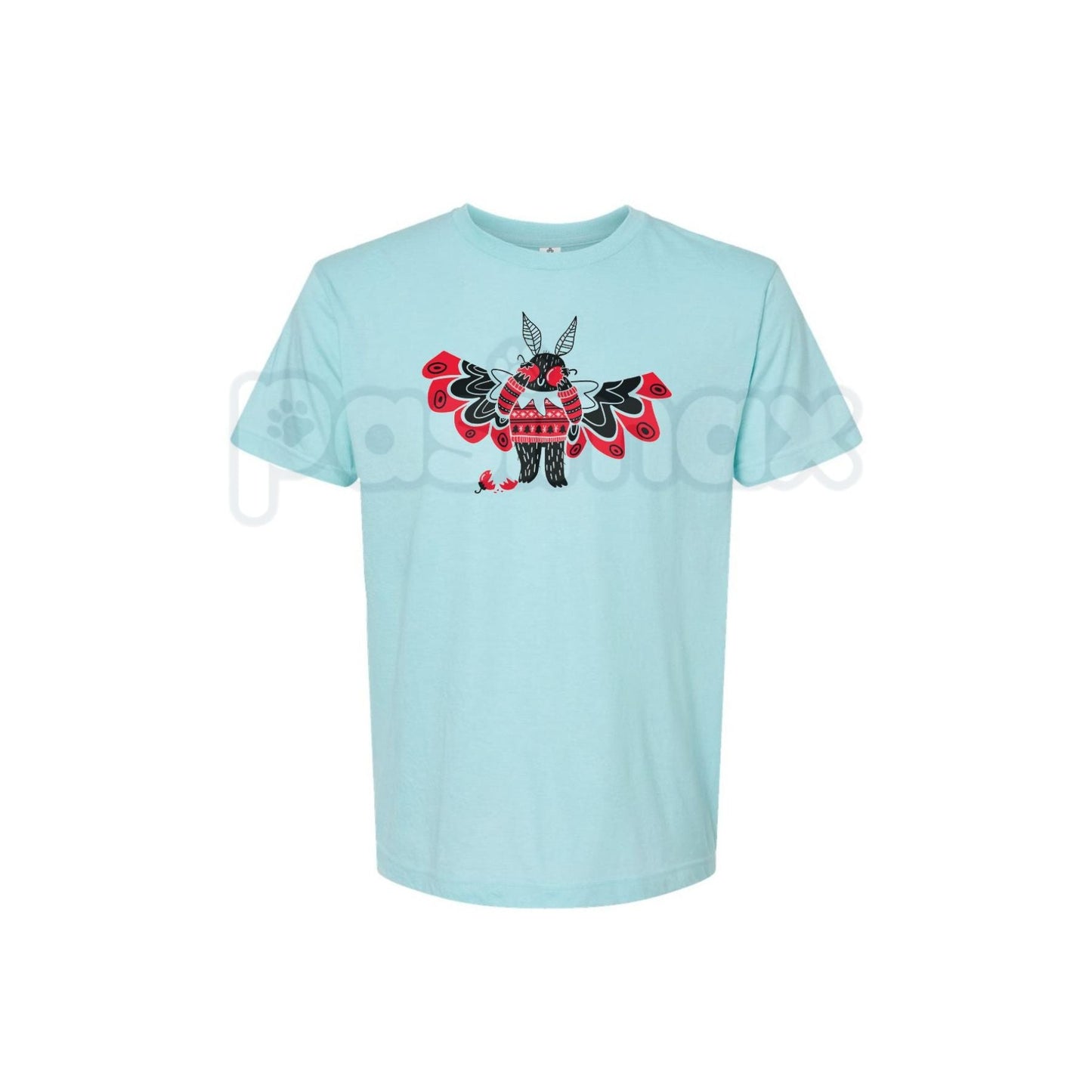 Christmas Mothman T-Shirt - Festive Cryptid Holiday Tee, Point Pleasant Xmas Apparel, Unique Goth Christmas Gift