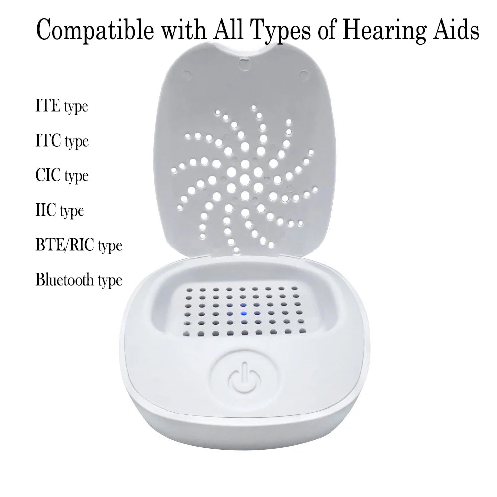 Hearing Aid UV Drying & Sterilization Box – USB-C Electronic Dehumidifier-3