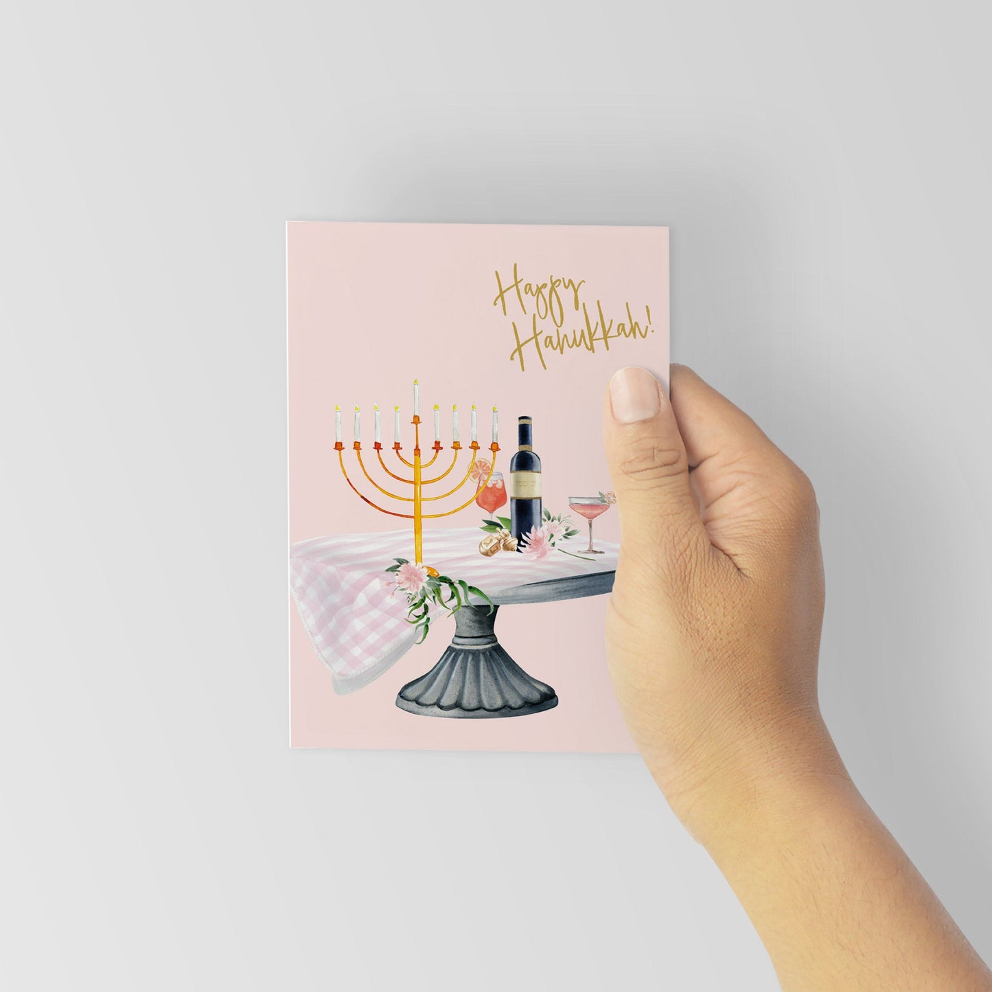 Happy Hanukkah Greeting Cards, Set of 24