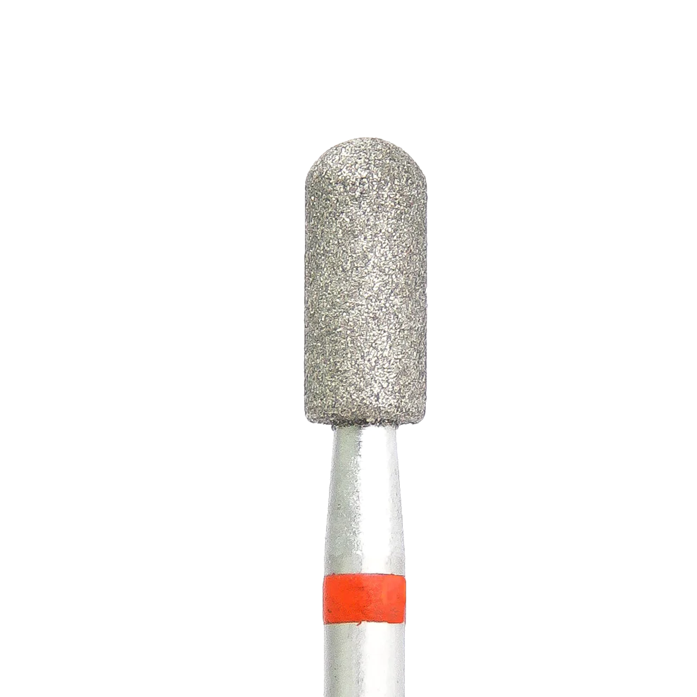 KMIZ - Diamond Nail Drill Bit Red Cylinder 3.5-8.0F (#110)-0