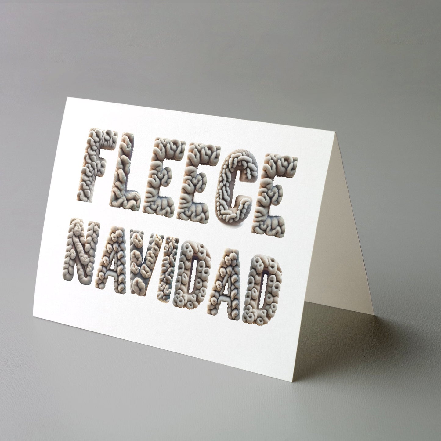 Fleece Navidad Christmas Cards, Set of 24