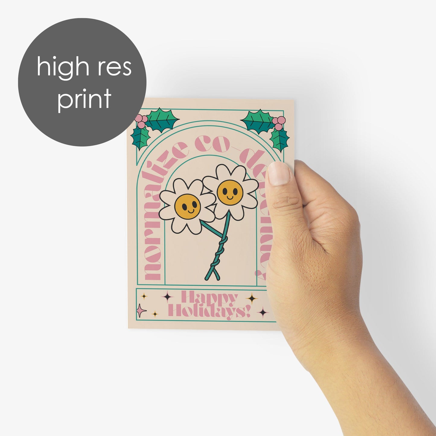 Disco Vibes Christmas Cards, Set of 24