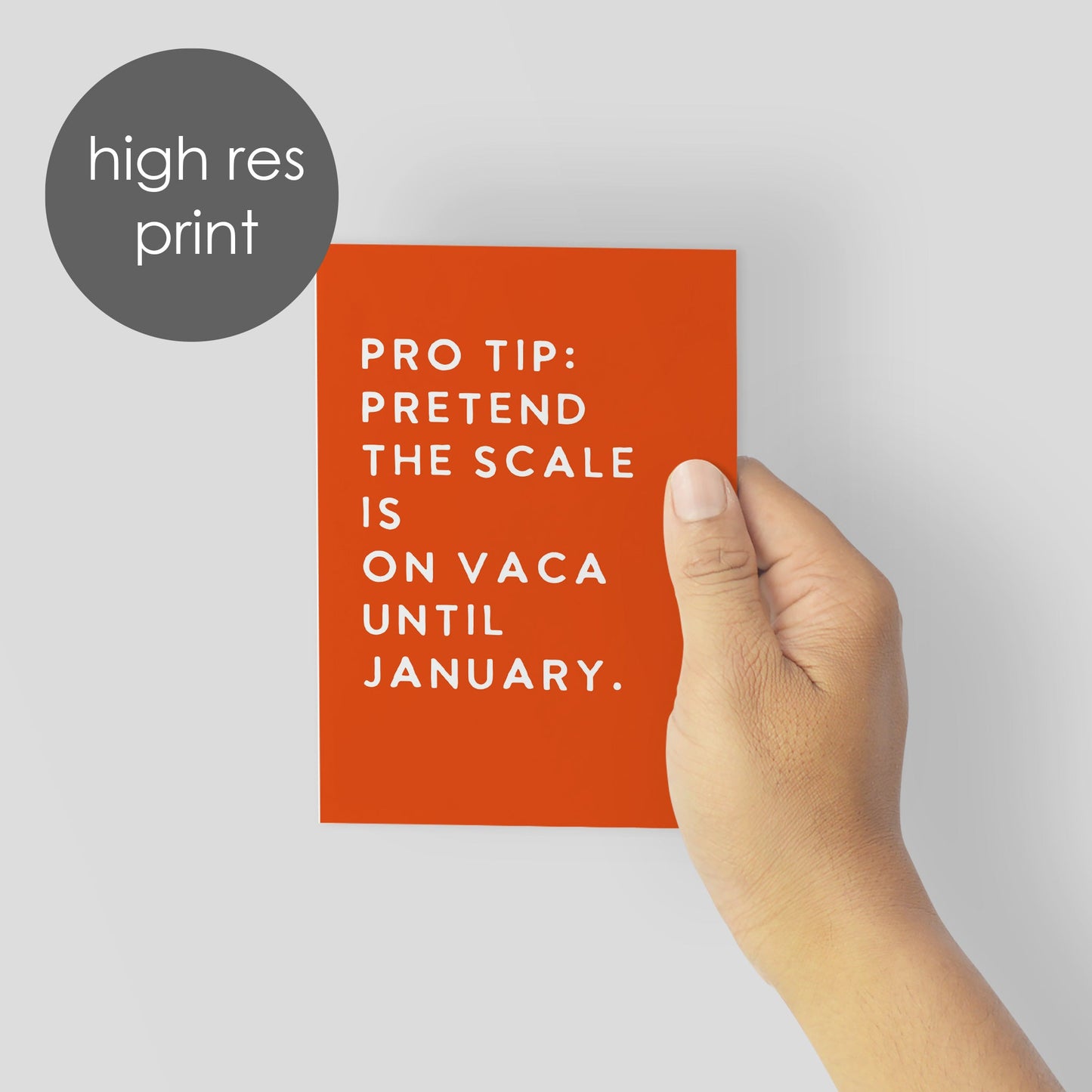Modern Humorous Christmas Greeting Cards, Set of 24
