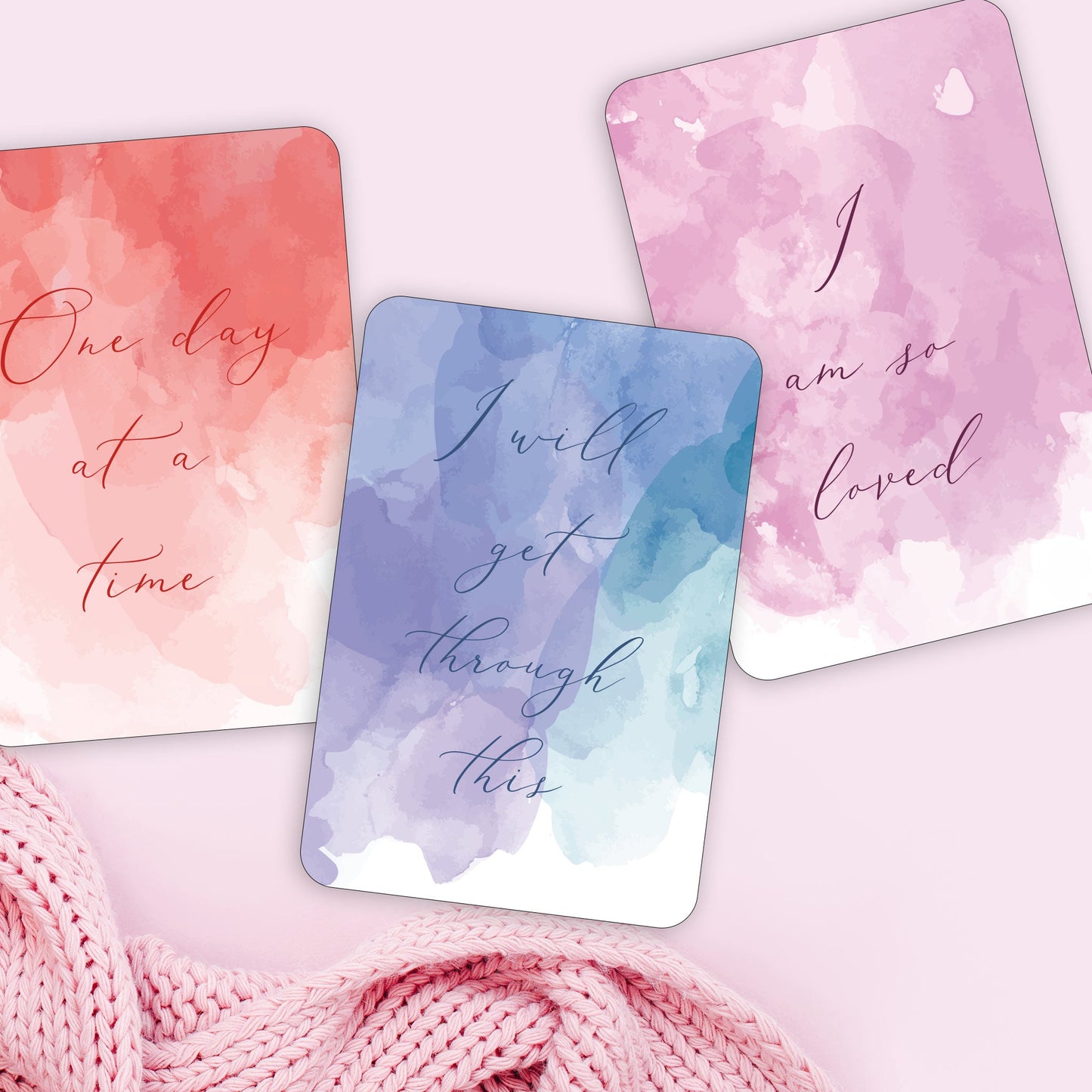 Daily Affirmation Cards, Deck of 18