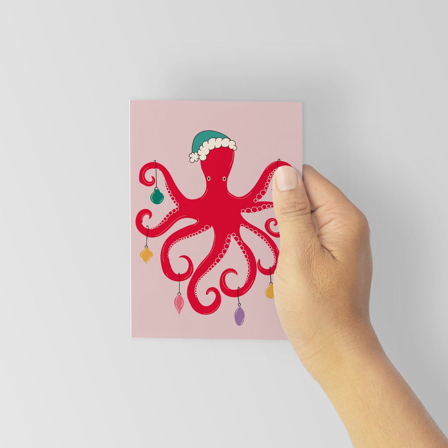Sea-Sonal Holiday Greeting Cards, Set of 24