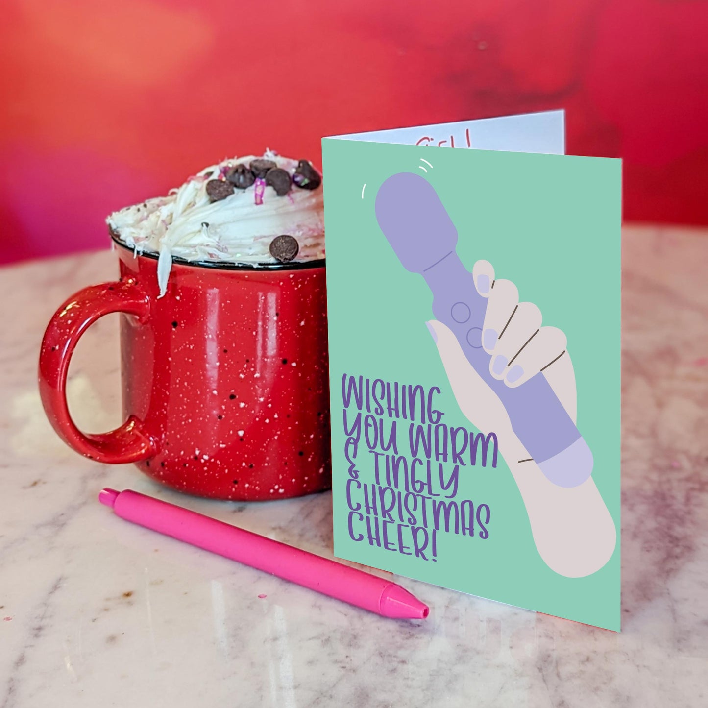 Christmas Vibes Greeting Cards, Set of 24