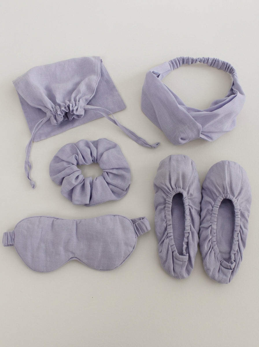 Linen Sleep and Travel Comfort Set