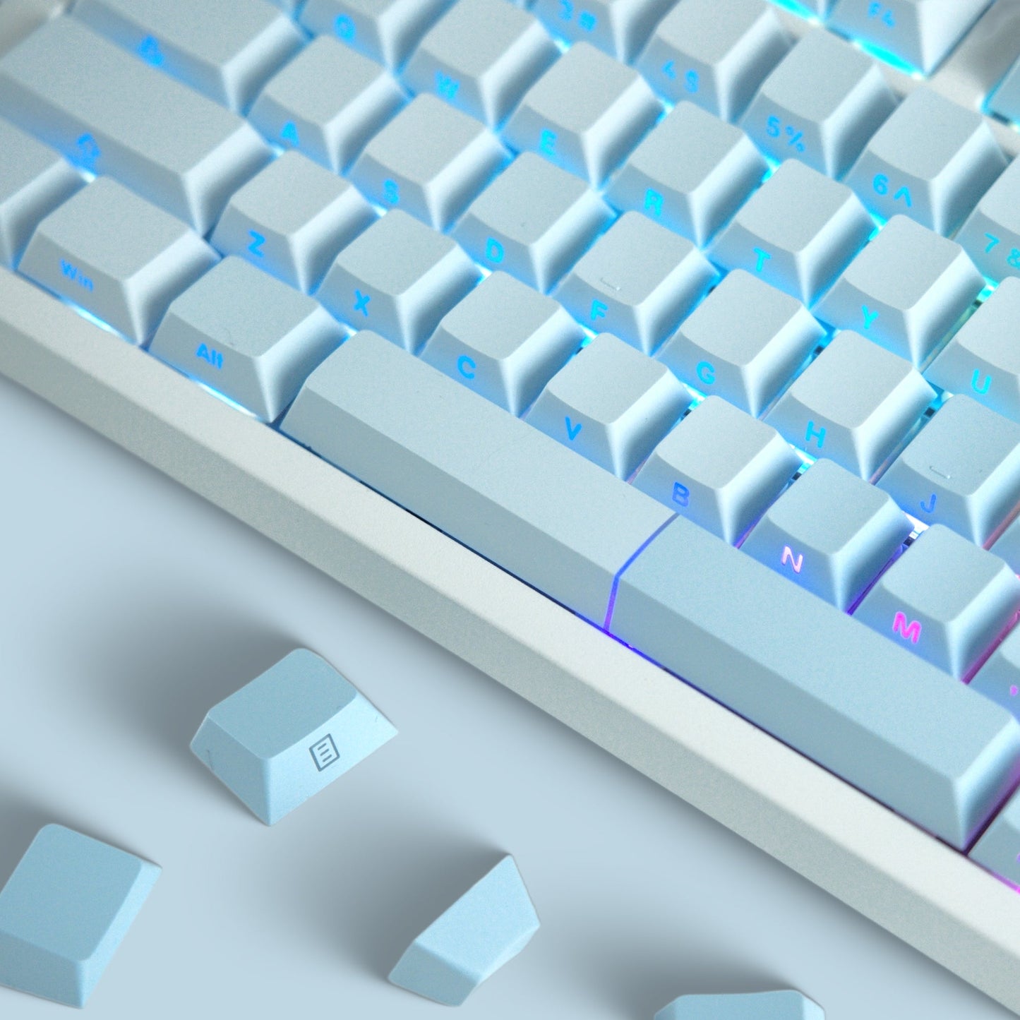 XVX Gradient X-Axis Series Side-Printed Cherry Profile 121-Key PBT Keycap Set