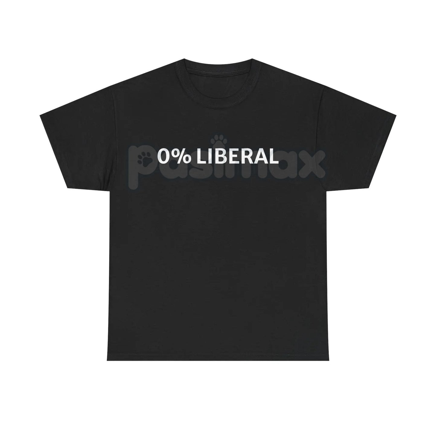 0 Percent Lib T-shirt - Funny Political Graphic Tee, Halloween Humor Gift Idea, Conservative Statement Shirt