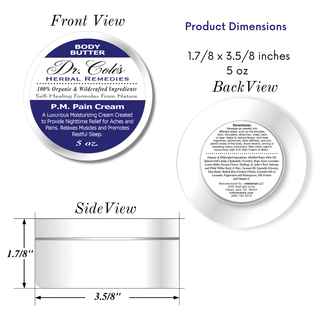 Dr. Cole's P.M. Pain Cream SixPak-1