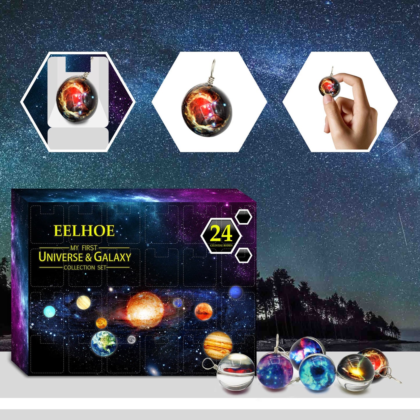 Last 24 Days Christmas Gift Planet Blind Box