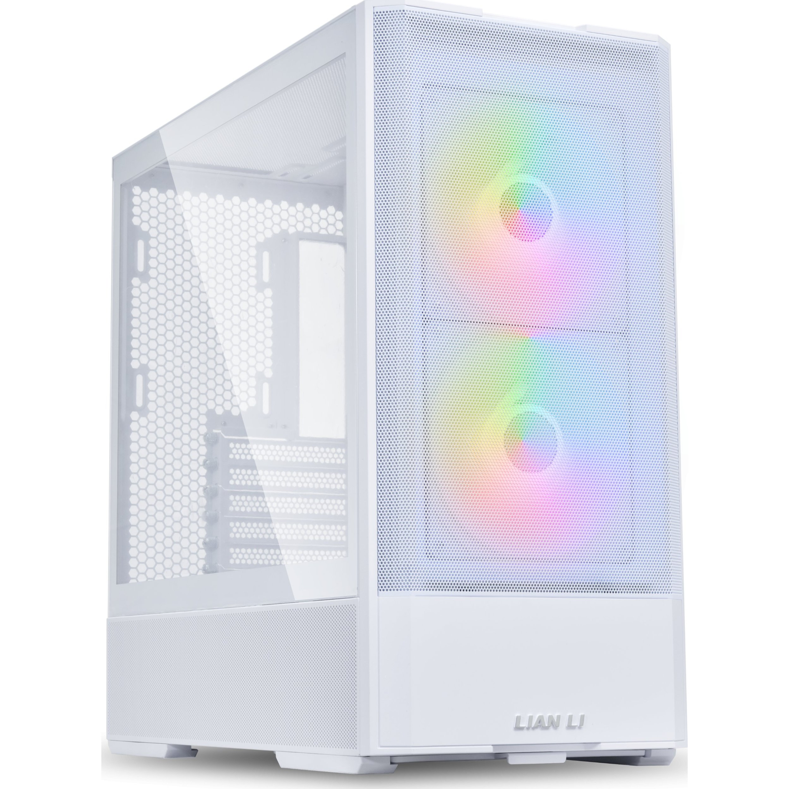 Компютърна кутия Lian Li LANCOOL 207, Бял, Middle Tower (LANCOOL 207RW)-0