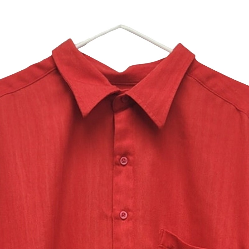 Canyon Ridge Mens 3XLT Polyester Short Sleeve Button Up Shirt w Front Pocket