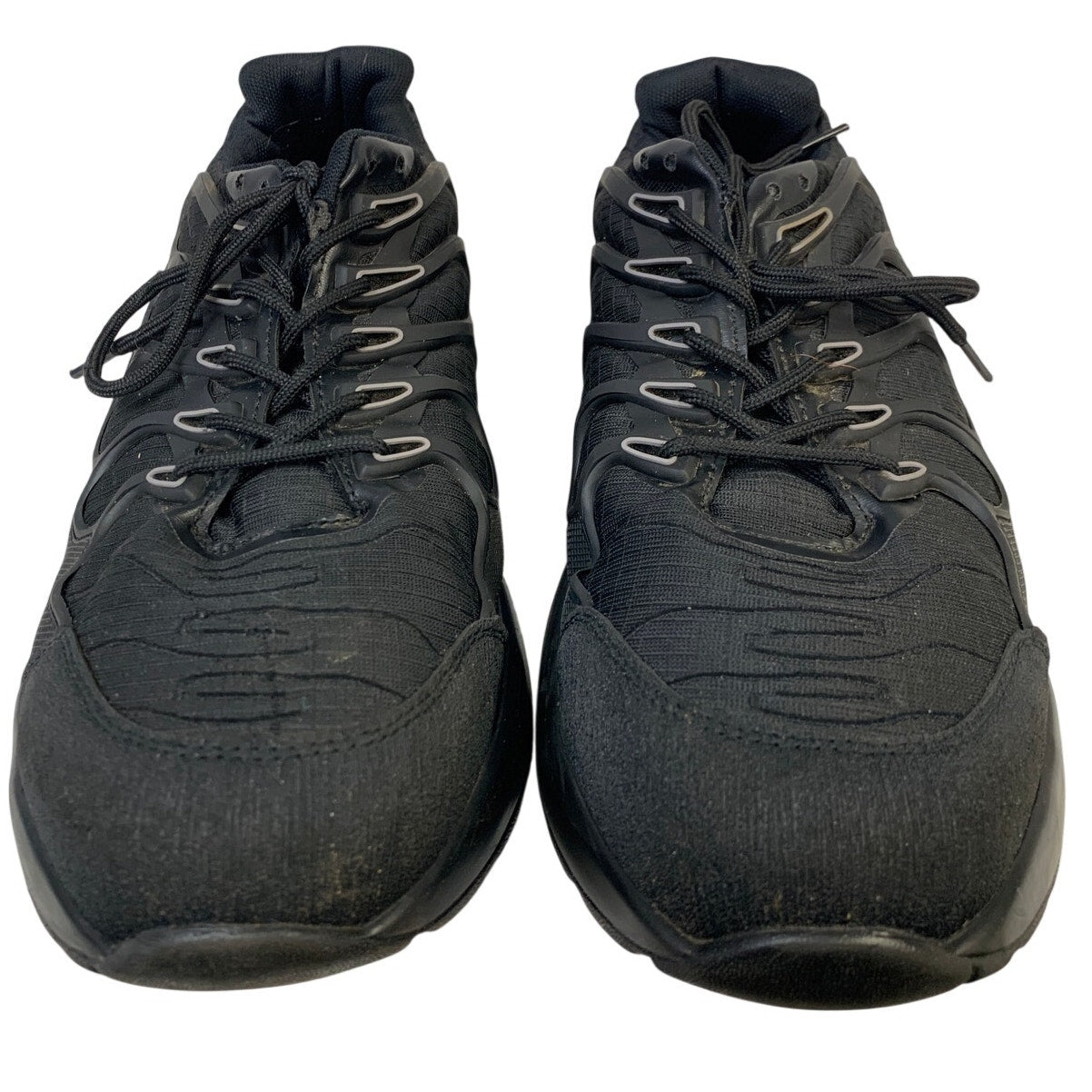 Furuian Mens Size 12 Black Sneakers Lace Up Steel Toe Non Slip Work Shoes