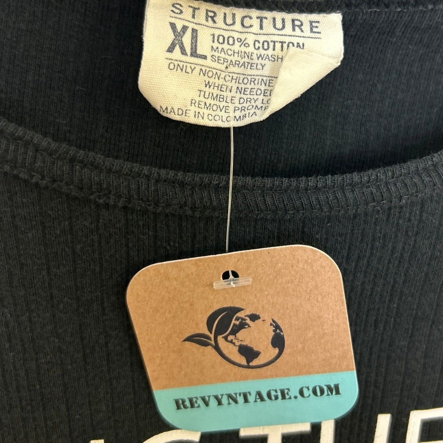 Upcycled Hand Printed Womens XL Saving The Planet Is My Superpower Tee Shirt