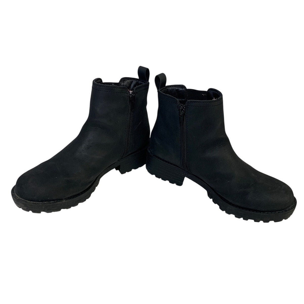 Buffalo Womens Size 8.5 Black 1.5" Heel Anna Ankle Boot Side Zip Round Toe Shoes