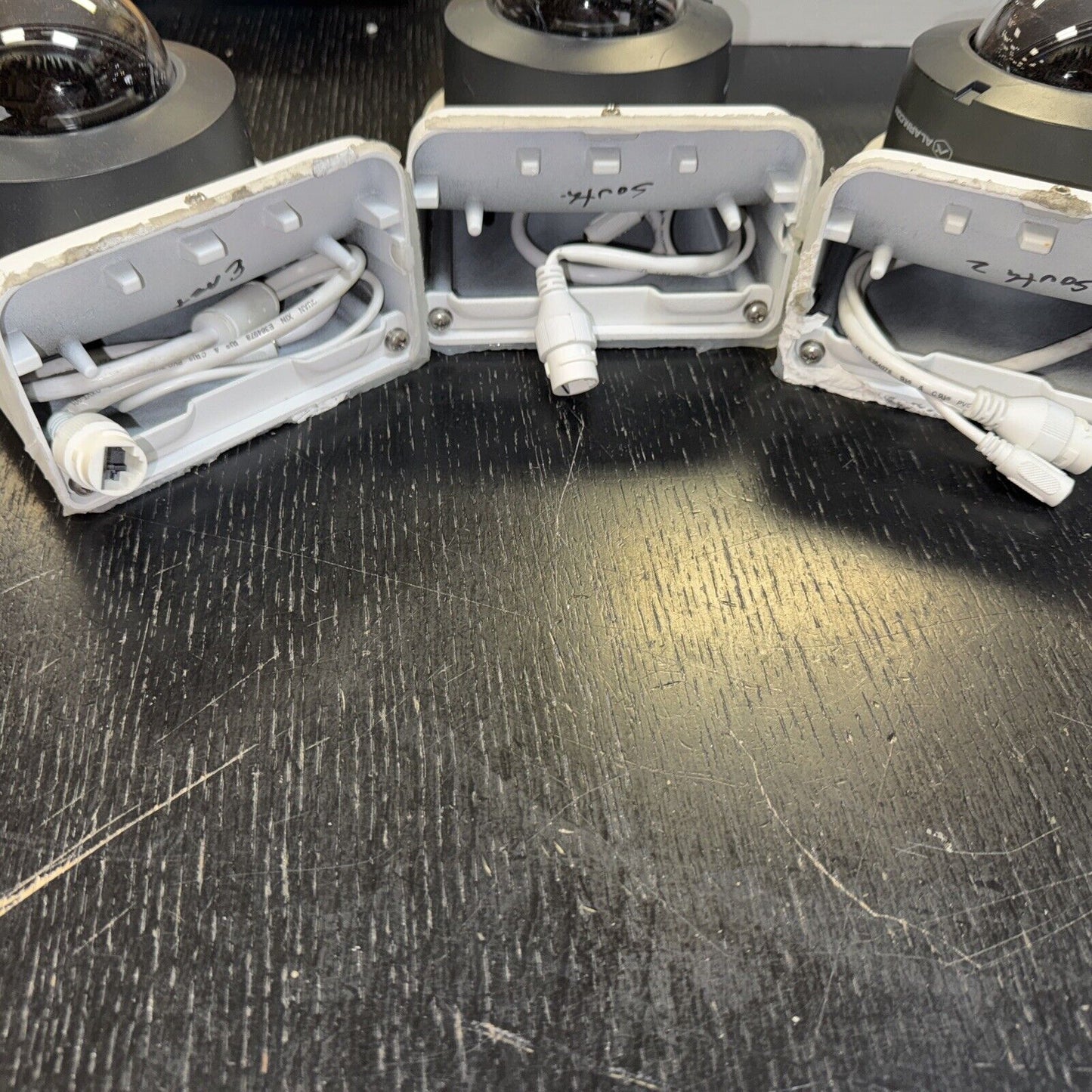 Lot Of 3 Alarm.com Some Cameras With Bases