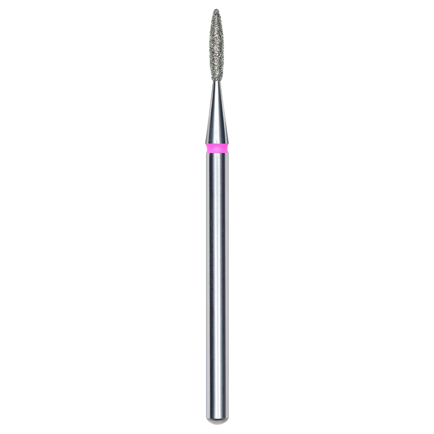 DIAMOND NAIL DRILL BIT, "FLAME", RED, HEAD DIAMETER 1.6/8MM (FA10R016/8) - STALEKS™-0