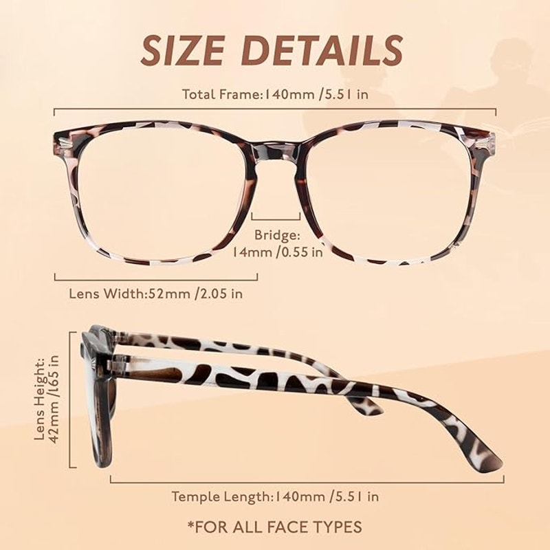 New 4 Pairs Cheers Devices Mens Blue Light Scratch Resistant Reading Eye Glasses