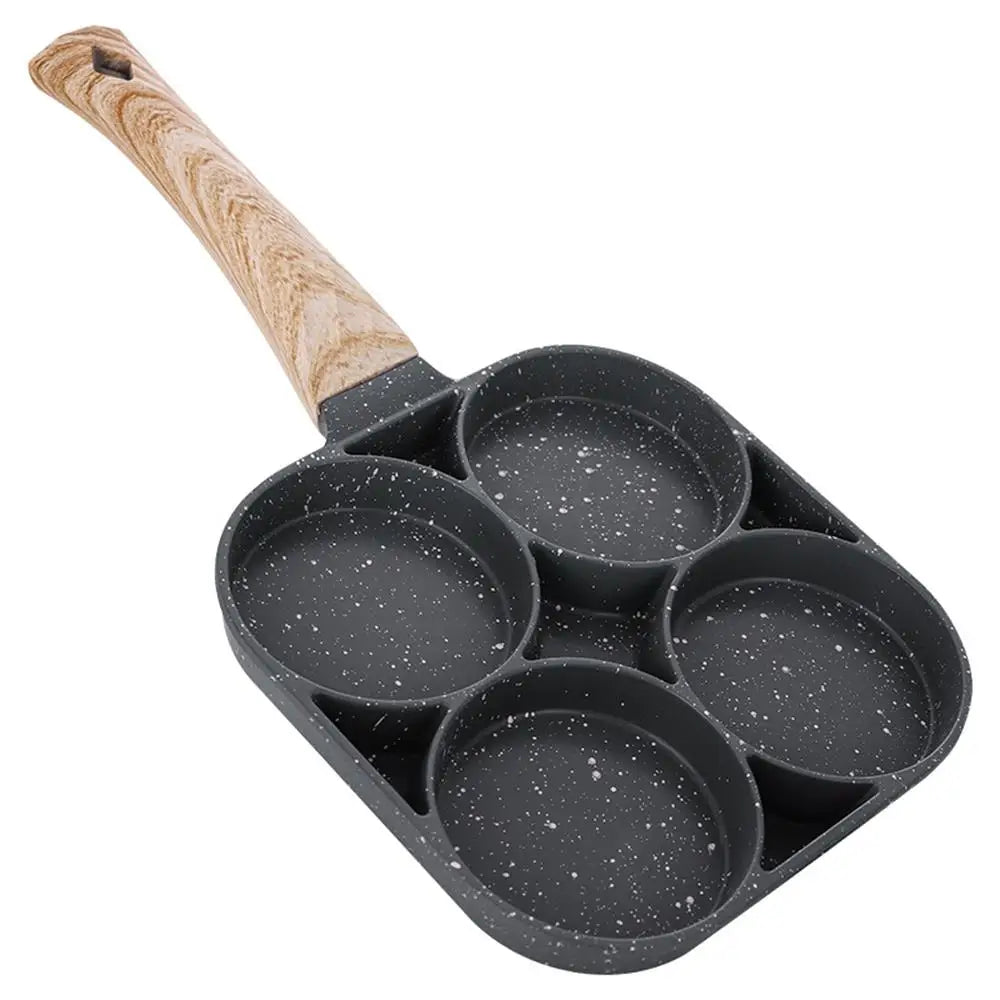 Nonstick Egg Omelette Pan for Induction Cooking (4-Hole)-0