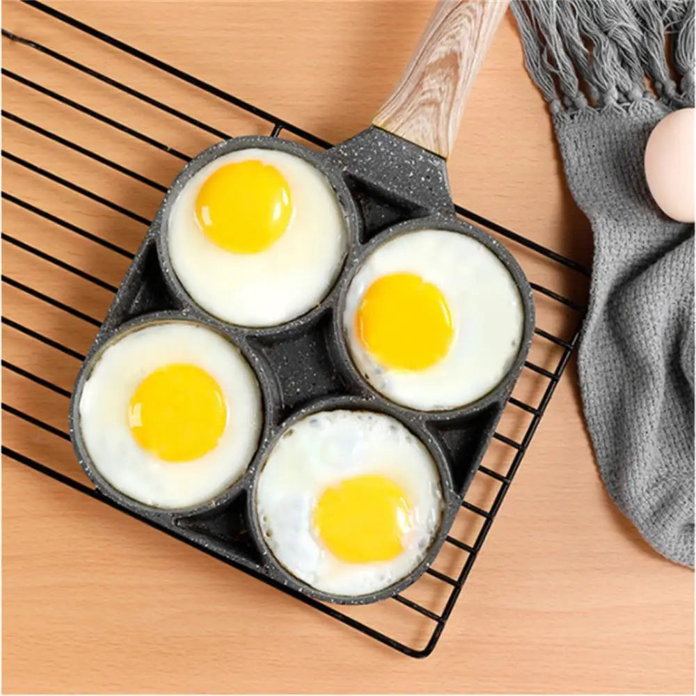 Nonstick Egg Omelette Pan for Induction Cooking (4-Hole)-3