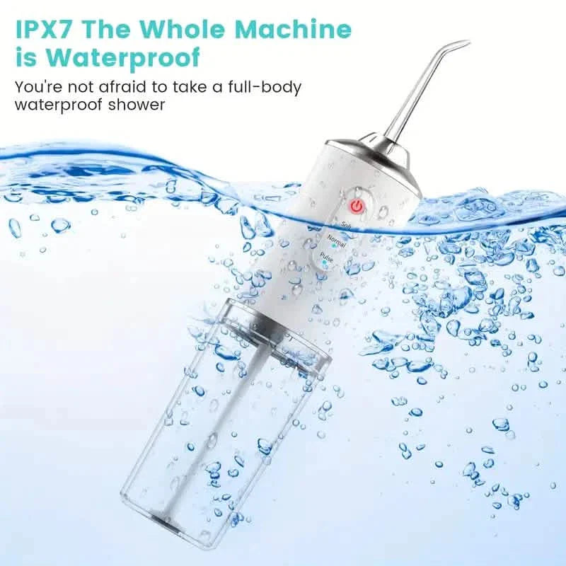 4-in-1 Cordless Water Flossers Oral Irrigator With DIY Mode 4 Jet Tips