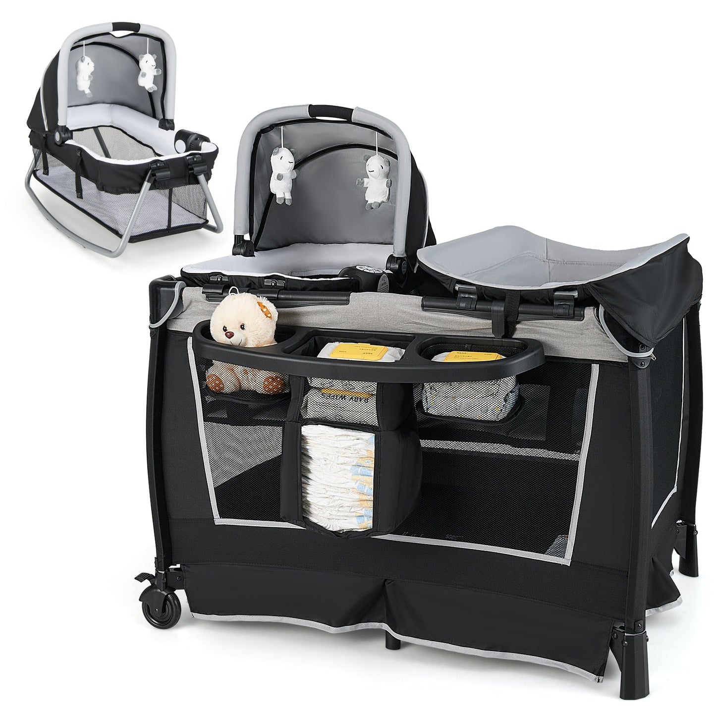 4-in-1 Convertible Portable Baby Play