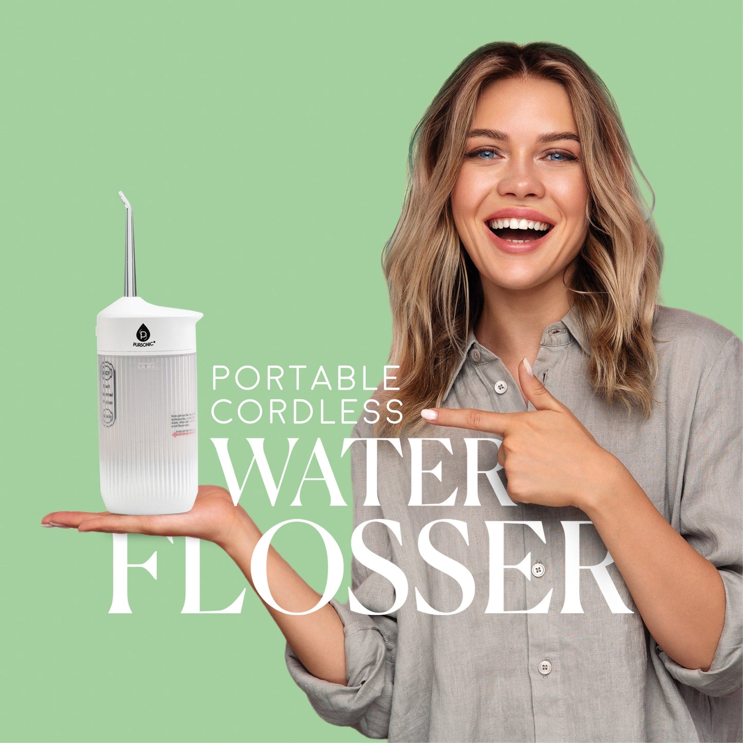 Portable USB Rechargeable Collapsible Water Flosser-3