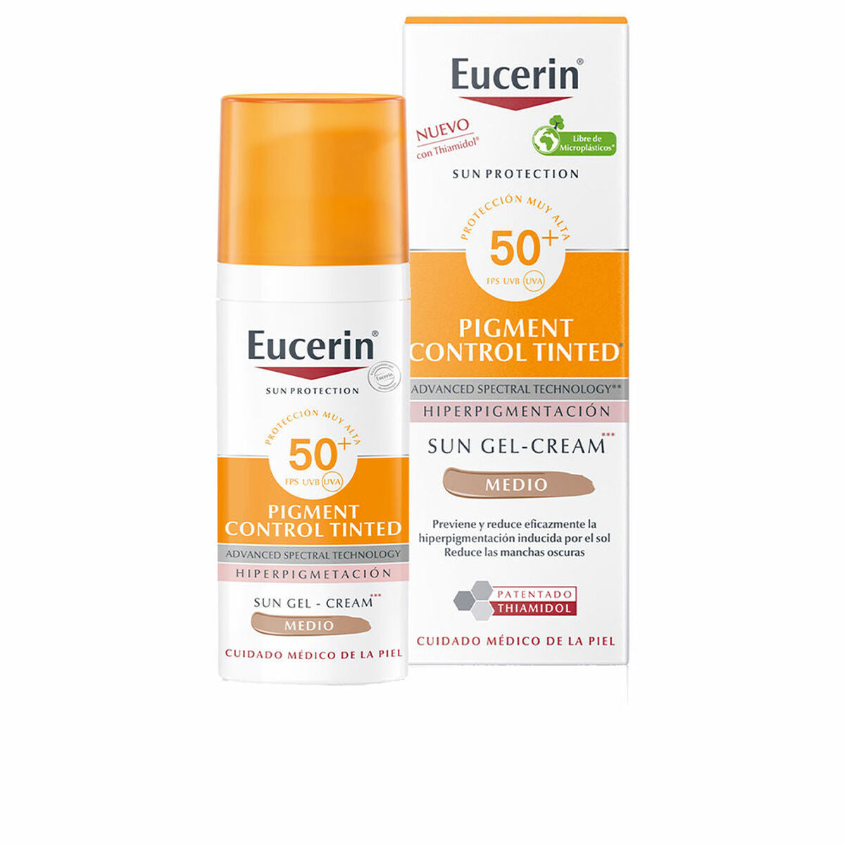 Facial Sun Cream Eucerin Sun Protection Medium Spf 50 Spf 50+ 50 ml-0