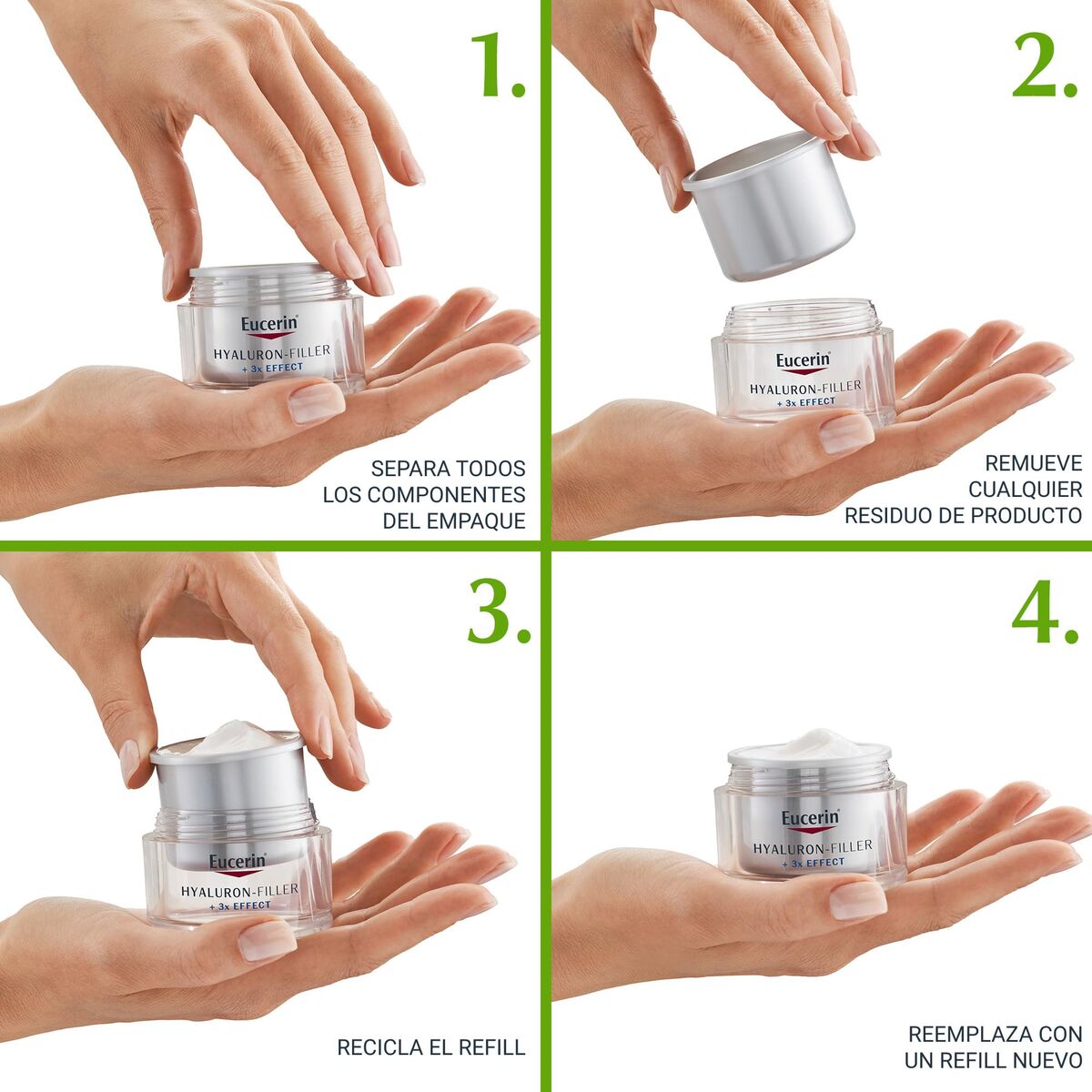 Facial Cream Eucerin Hyaluron Filler Spf 15 50 ml Dry Skin Replacement-1