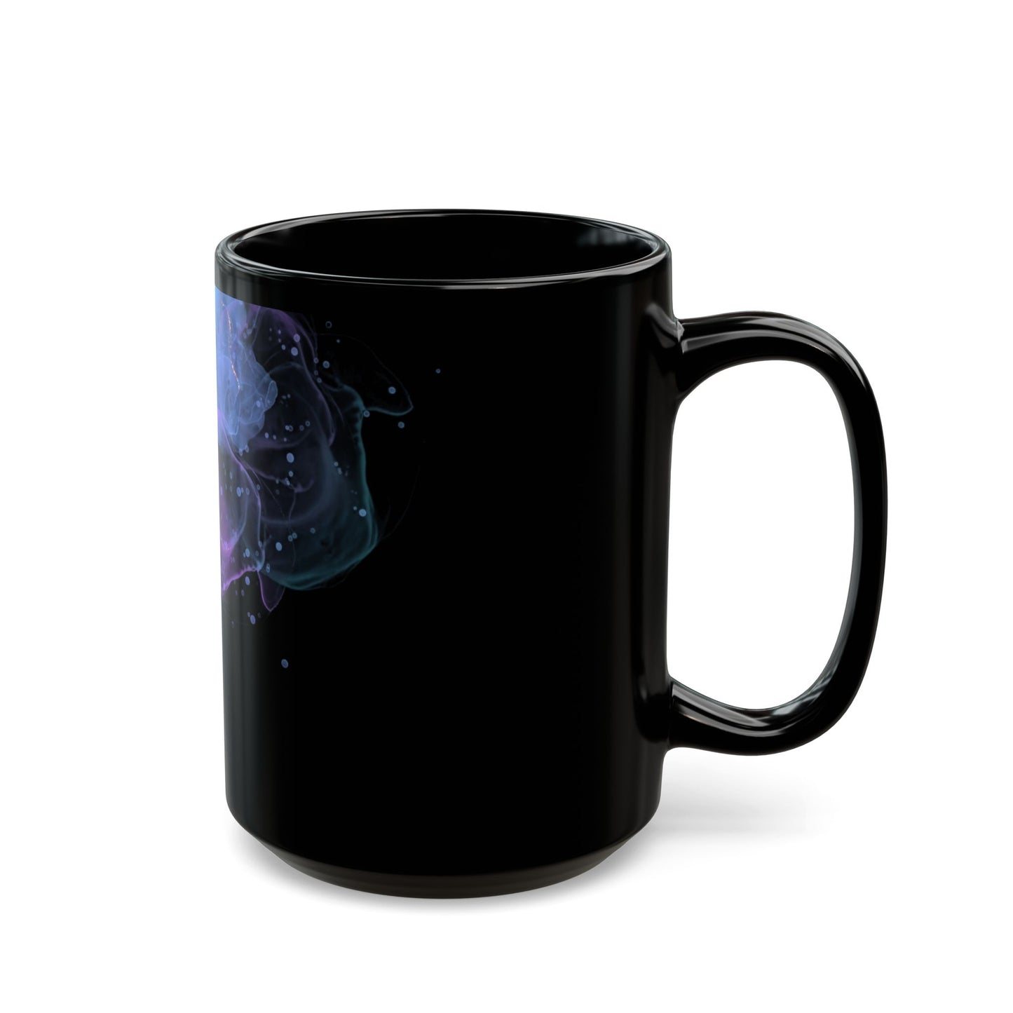 Cosmic Smoke Mug, Mystical Black Coffee Cup, Nebula Design, Gifts for Space Lovers, Unique Home Decor, Birthday Present