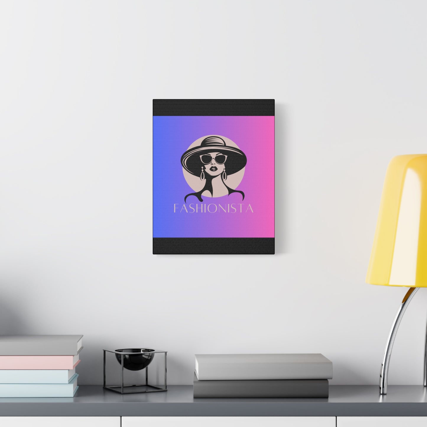 Fashionista Matte Canvas Wall Art, chic home decor, stylish gift for fashion lovers, wall decor, modern art piece, unique artwork