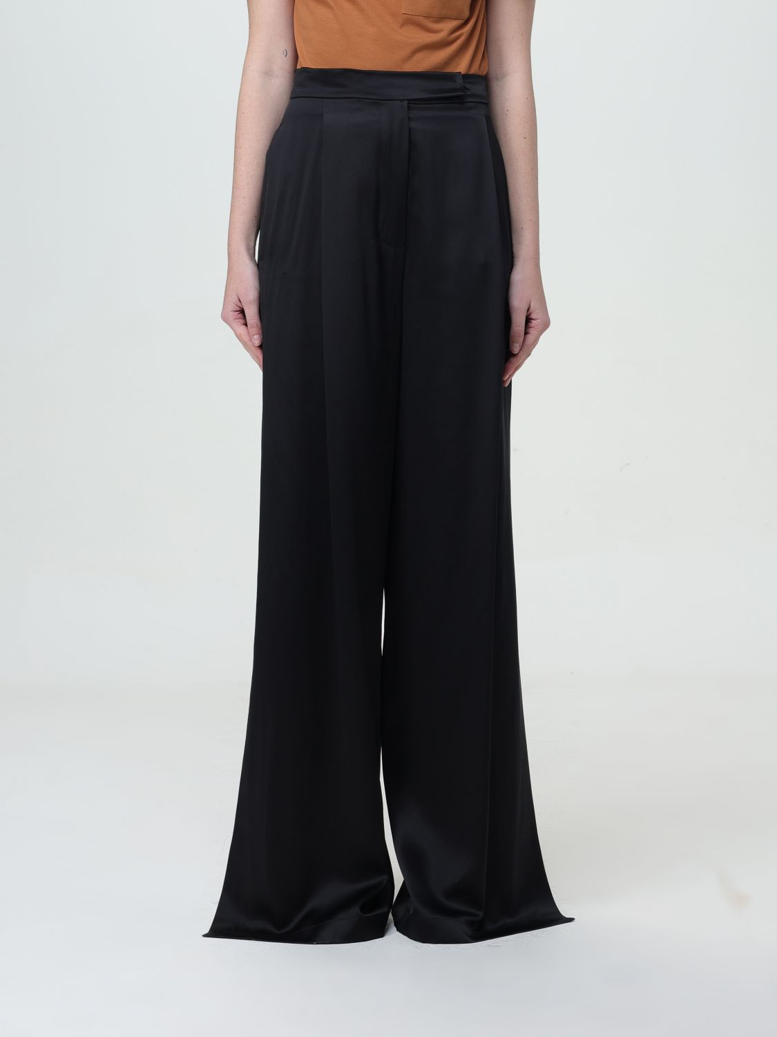 Max Mara Pants Woman Black