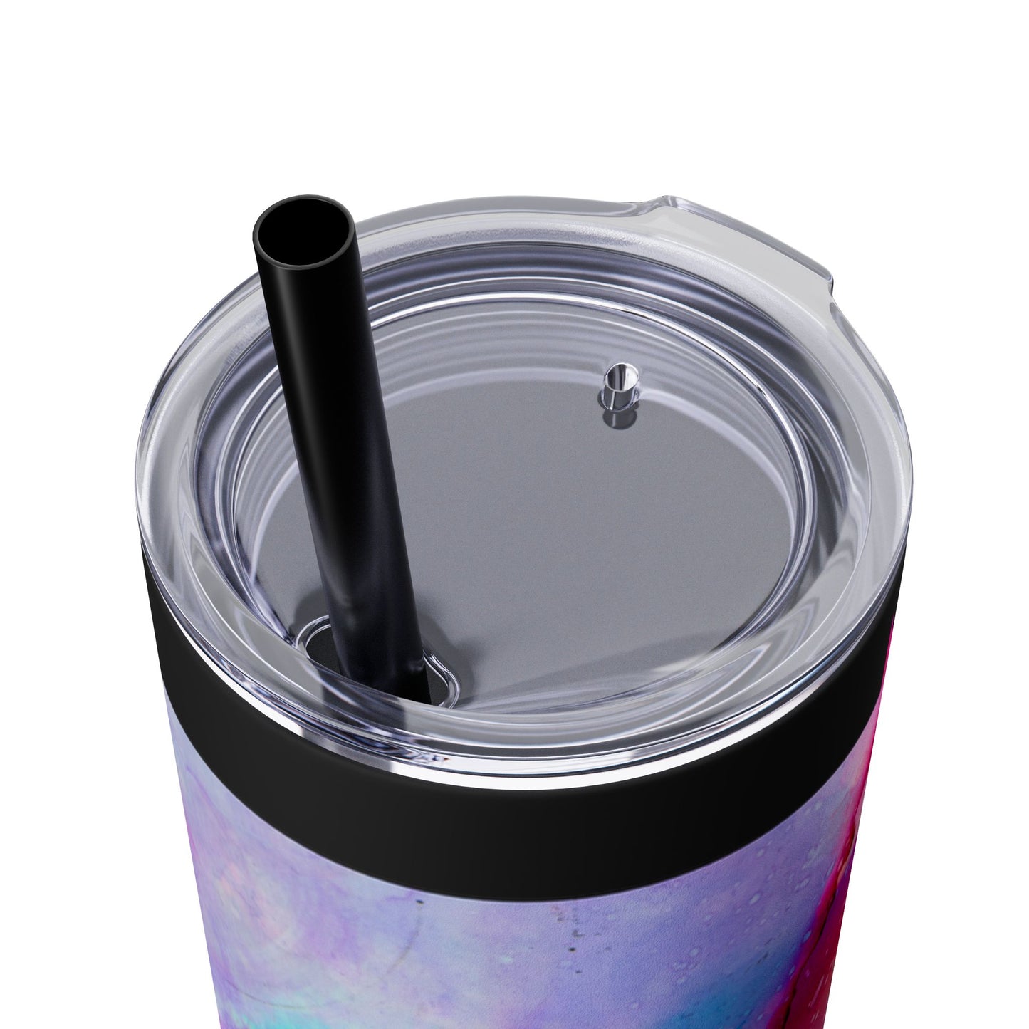 Beautiful Watercolor Splatter Skinny Tumbler with Straw - 20oz, Vibrant Colorful Drinkware for Every Occasion, Perfect Gift for Friends, Reusable Travel Mug, Water [...]