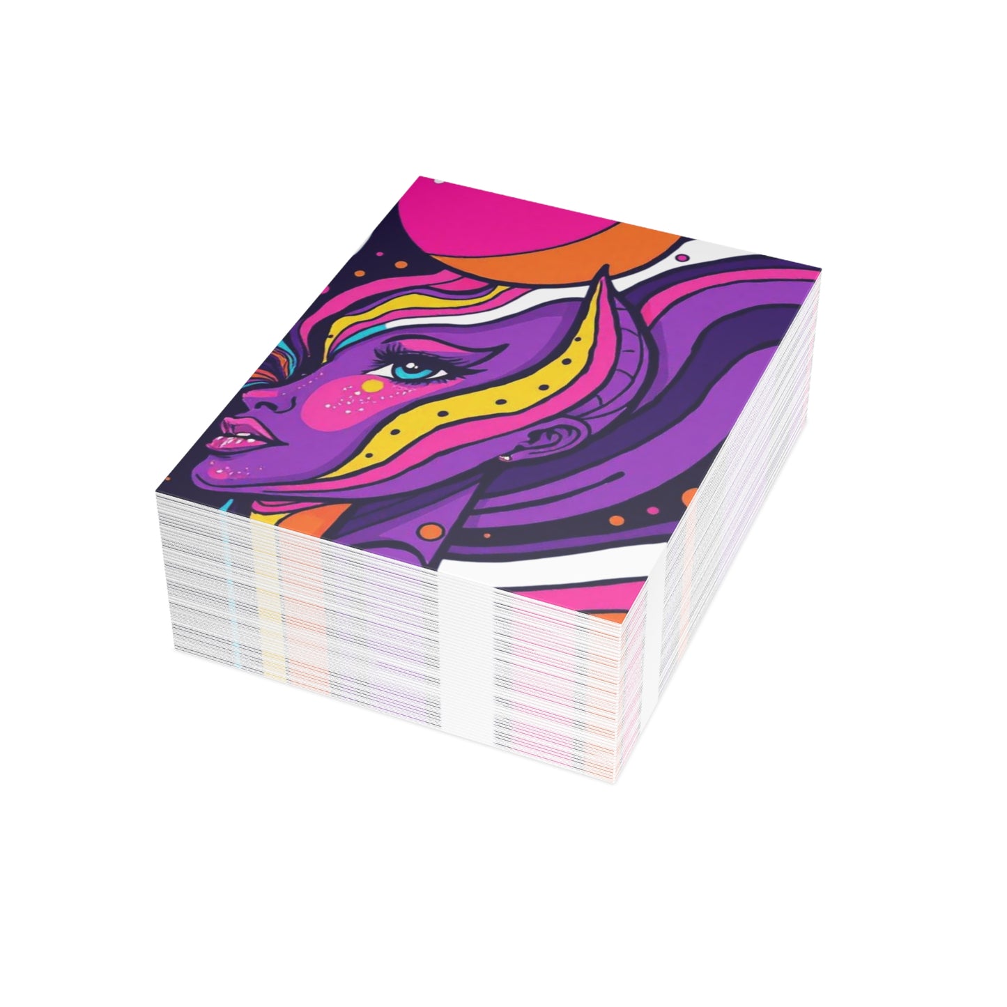 Vibrant Art Greeting Cards - Colorful Abstract Designs for Any Occasion, Art Cards, Fun Stationery, Unique Gift, Invite, Note Cards