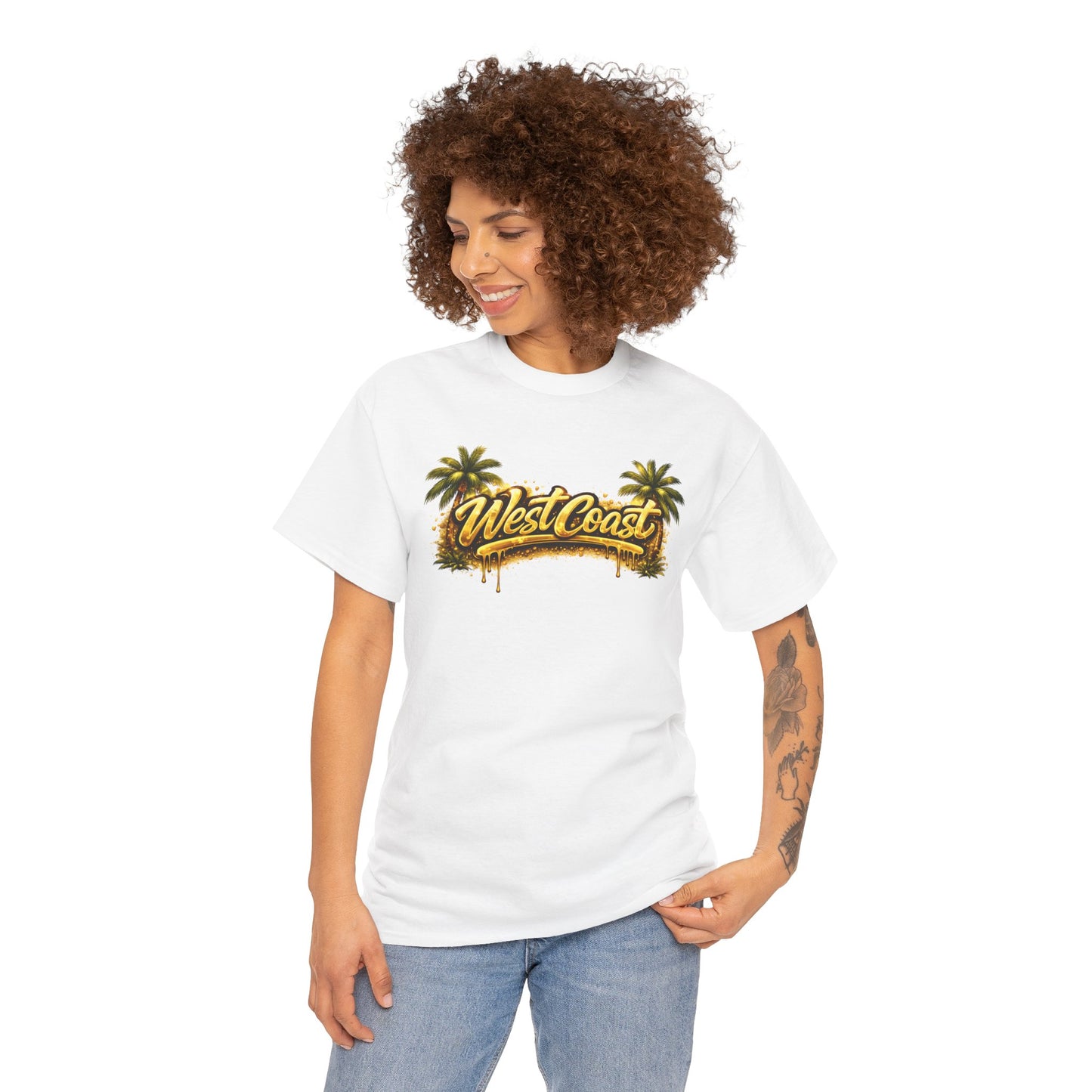West Coast Palm Tree T-Shirt — Retro Surf Vibe Tee