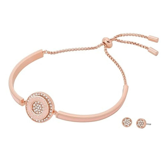 Bracelet and Earrings Set Michael Kors Fashion-0