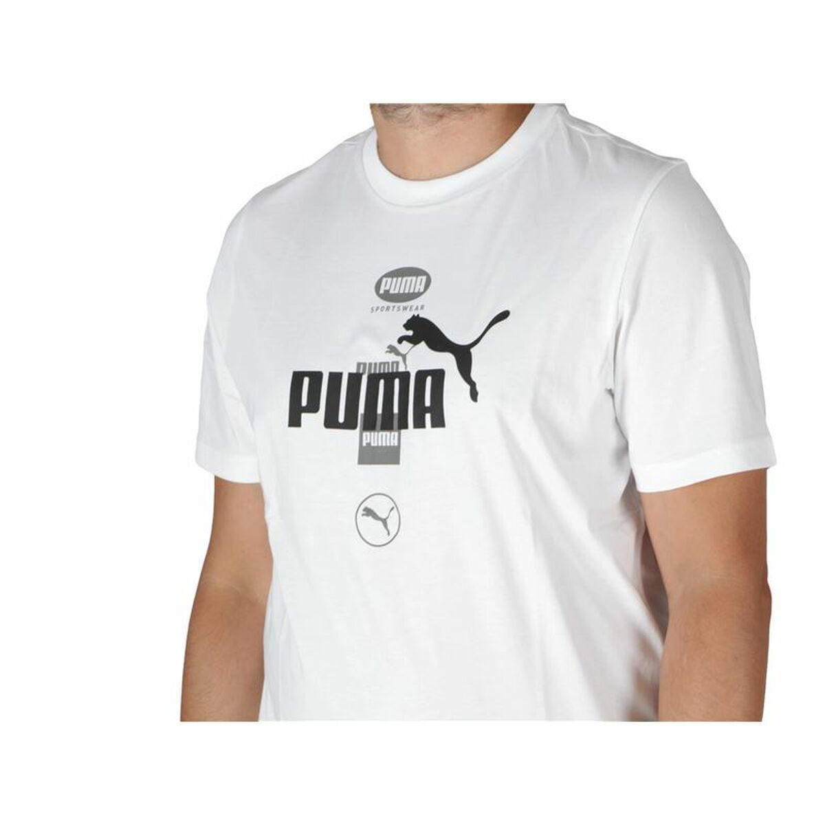 Men’s Short Sleeve T-Shirt Puma Puma Power Graphic