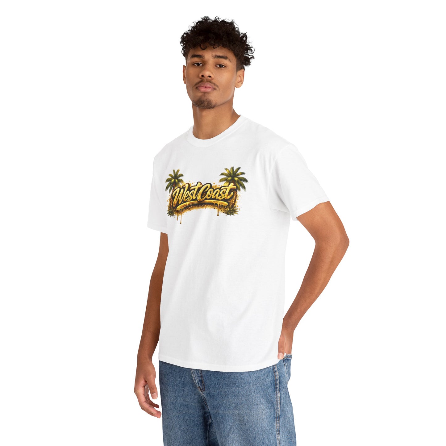 West Coast Palm Tree T-Shirt — Retro Surf Vibe Tee