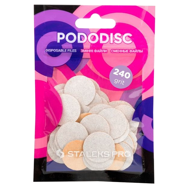 Staleks - Refill Pads for Pedicure Disk PRO M (50pcs) PDF-20-3