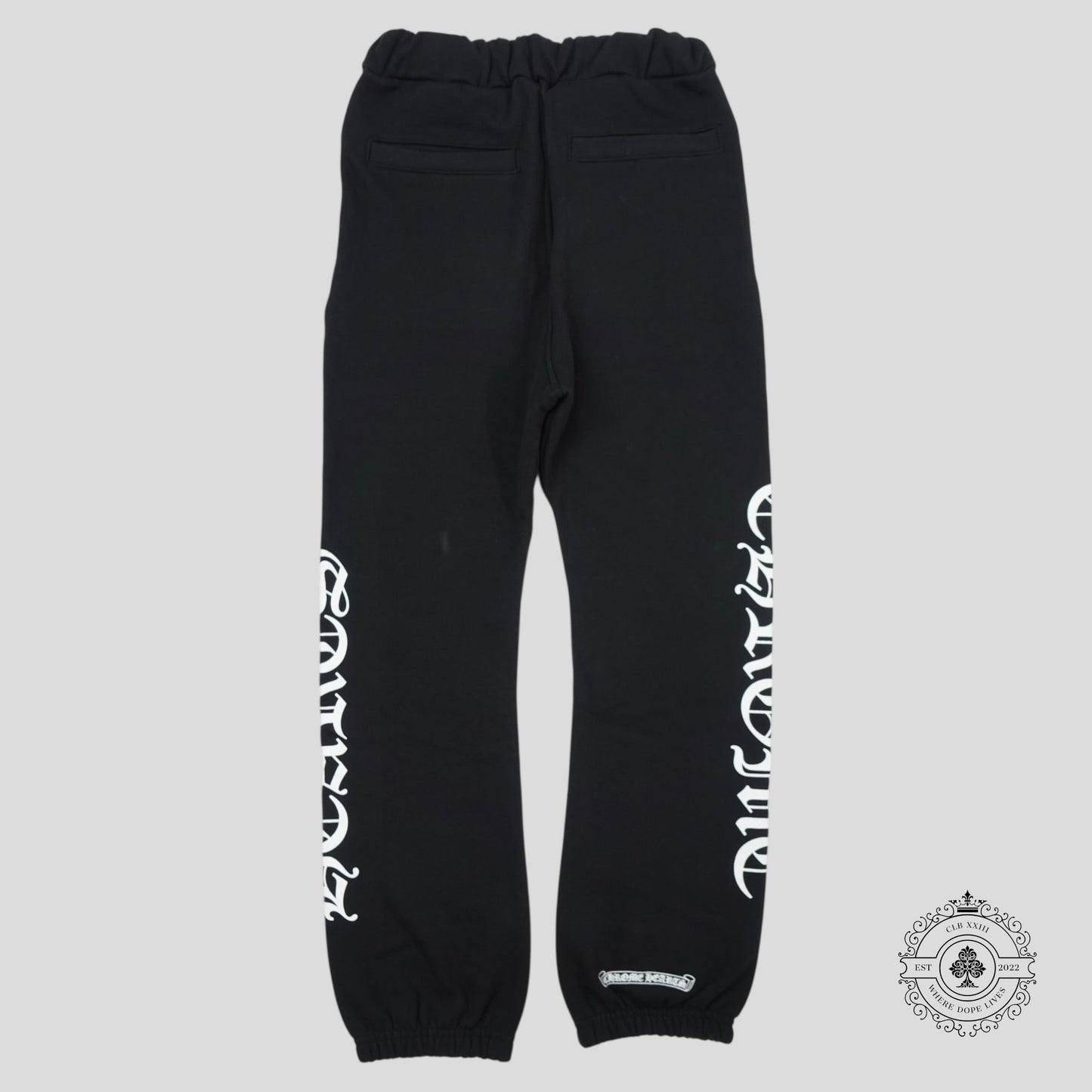 Chrome Hearts Horseshoe Logo Sweatpants in Black