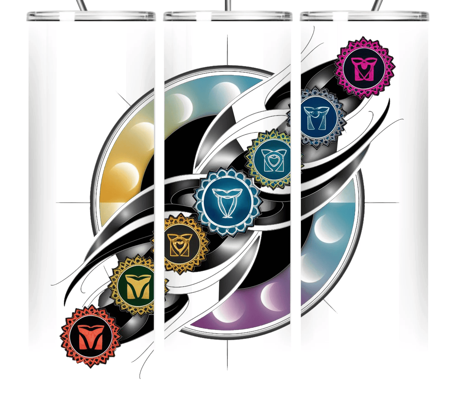Chakra & Moon Phase Tumbler Collection 20oz Tumblers