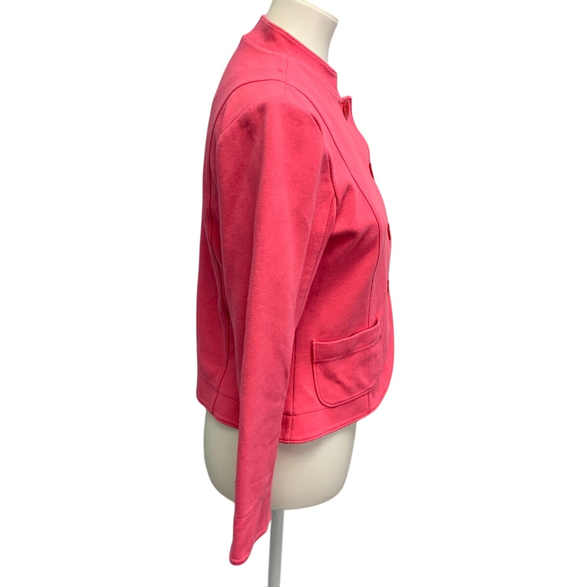 Coldwater Creek Womens Petite Small PS Machine Washable Buttoned Blazer Jacket