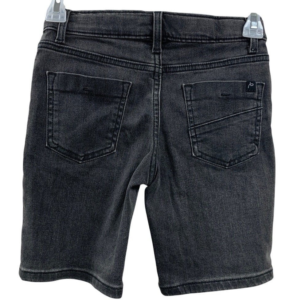 NWT New Art Class Kids Small (6/7) Adjustable Waist Denim Black Jean Shorts