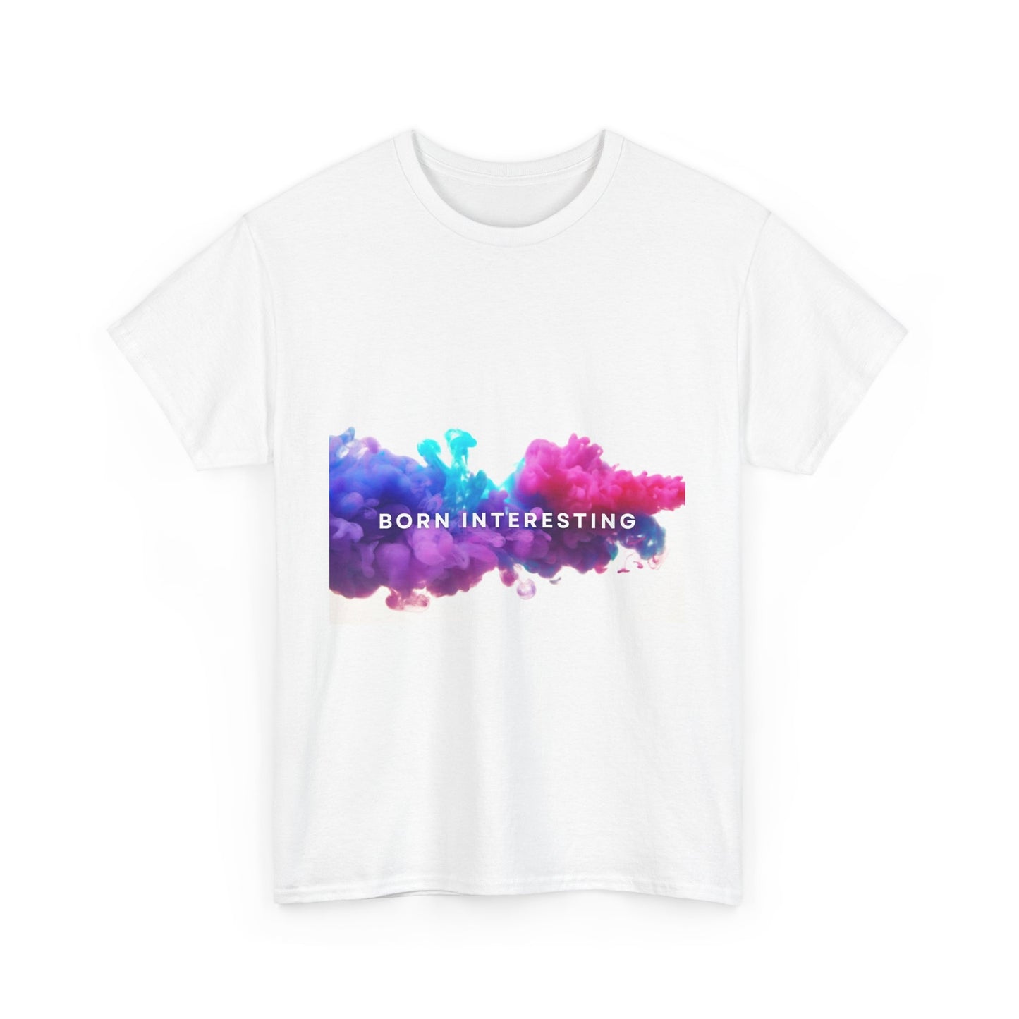 Unisex Cotton Tee – 'Born Interesting' Graphic Shirt, Casual Wear, Gift Idea, Trendy Tee, Daily Wear, Art-Inspired Shirt