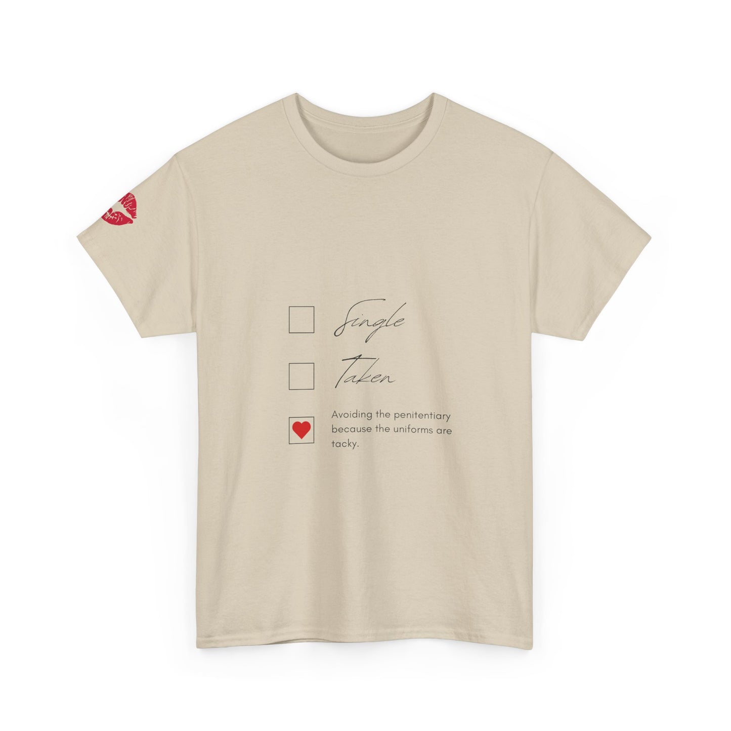 YOU ARE ART - SINGLE, TAKEN... Artistic Unisex Cotton Tee with Heartfelt Prints, Casual Wear, Gift for Artists, Streetwear, Inspirational Fashion