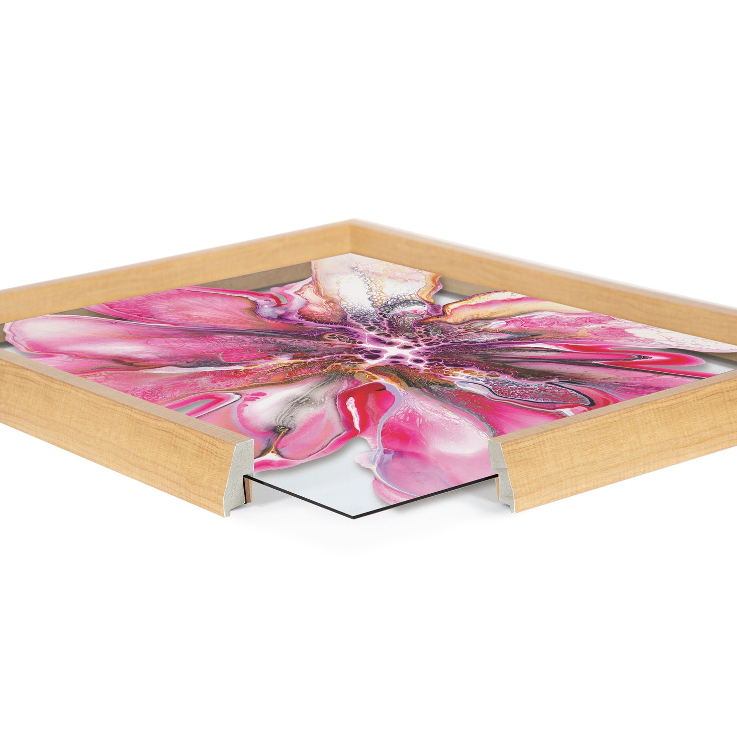Blake Pink Blooms Framed Printed Art by Xizhou Xie