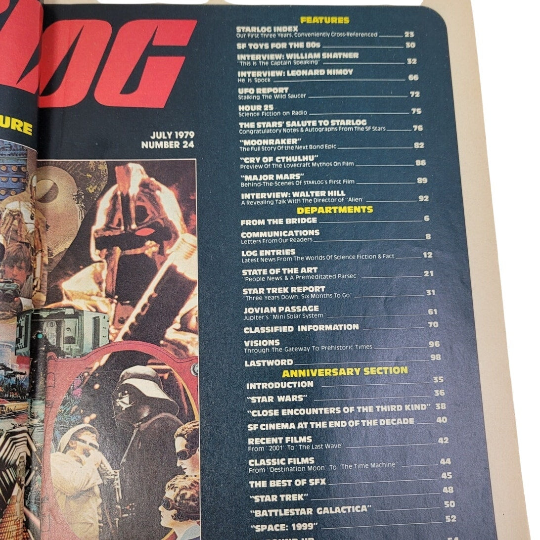 Vintage July 1979 Starlog The Magazine of the Future Number 24 Special Edition
